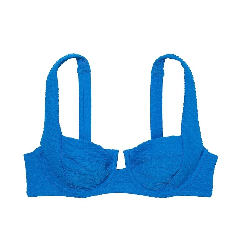 NWT Victoria’s Secret SWIM Mix & Match Full Coverage Bikini Top in Shocking Blue